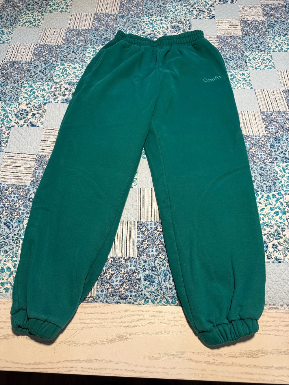 NEW Comfort Brand Womens Teal Sweatpants